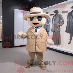 Tan Pendant maskot kostume...