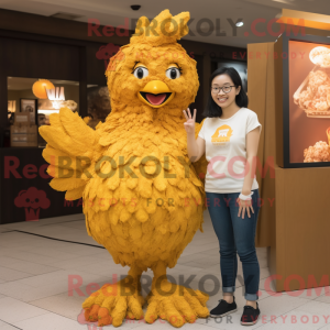 Gold Fried Chicken maskot...