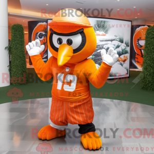 Orange American Football...