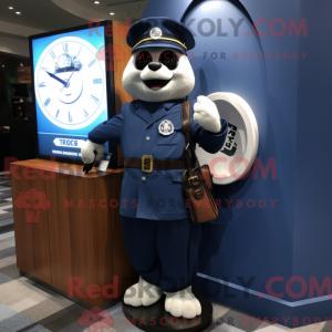 Disfraz de mascota de reloj...