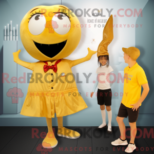 Maskottchenkostüm Gold...