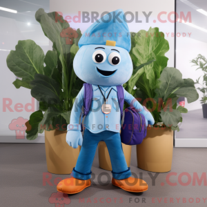 Disfraz de mascota Sky Blue...