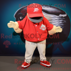 Red Pukkelhval maskot...