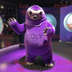 Disfraz de mascota Purple...