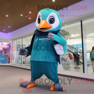 Blågrønn Penguin...