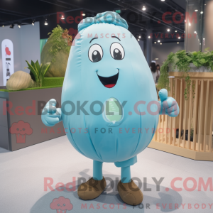 Cyan kartoffel maskot...