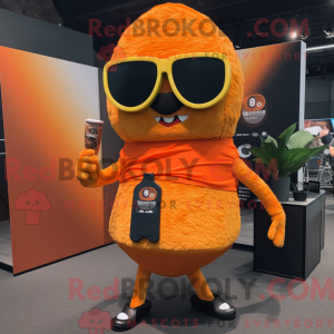 Orange Tacos mascot costume...