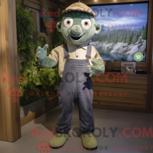 Olive Aglet mascottekostuum...