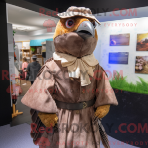 Brown Dove-maskotdraktfigur...