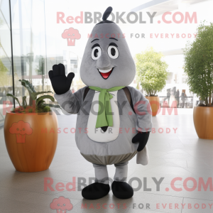 Postava maskota Grey Pear...