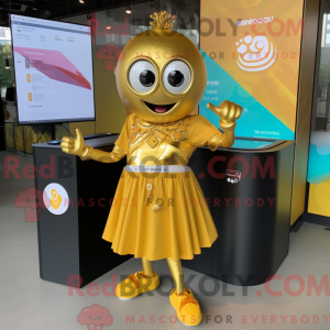 Gold Shakshuka mascot...