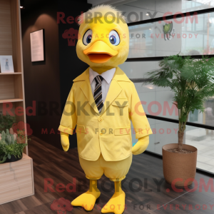 Citrongul Gosling maskot...