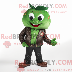 Green Strawberry mascot...