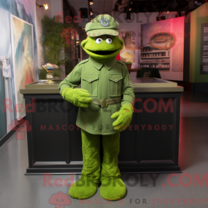 Lime Green Green Beret...