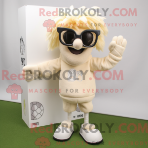 Personaggio mascotte beige...