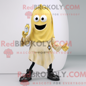 Gold Bottle Of Milk maskot...
