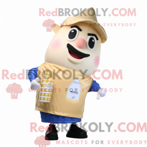 Gold Bottle Of Milk mascot...