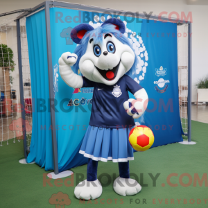 Figura de máscara de gol de...