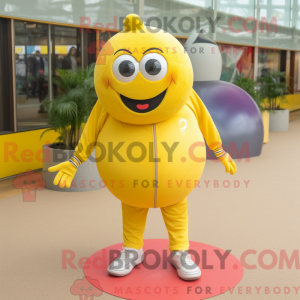 Gul Petanque Ball maskot...