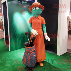 Golfbag-maskotdraktfigur...