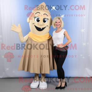 Tan Tooth Fairy maskot...