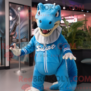 Himmelblå Allosaurus...