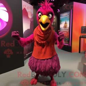 Disfraz de mascota Magenta...