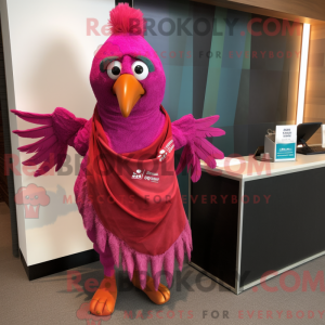 Disfraz de mascota Magenta...