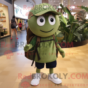 Olive Spinat maskotkostyme...