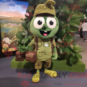 Olive Spinat maskotkostyme...