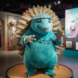 Turkis Glyptodon maskot...