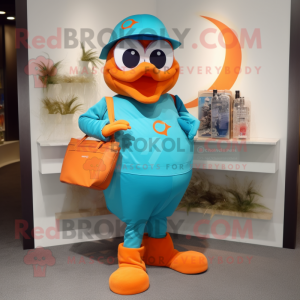 Turkis Orange maskot...