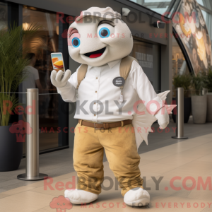 White Fish And Chips mascot...