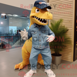 Costume de mascotte T Rex...