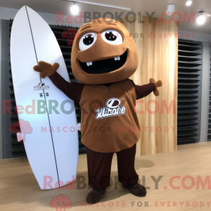 Brown Surfboard mascot...