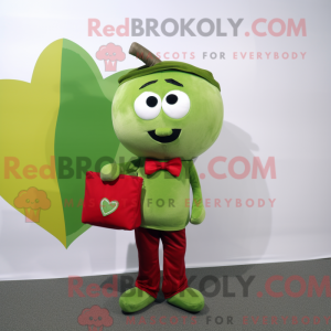 Olive Arrow Of Love mascot...