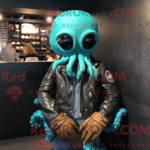 Turkis Octopus maskot...