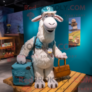 Cyan Boer Goat Maskottchen...