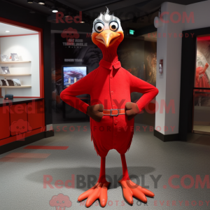 Red Gull maskot kostyme...
