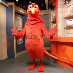 Red Gull maskot kostyme...