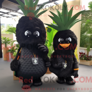 Black Pineapple mascot...