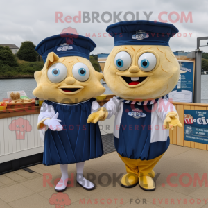 Navy Fish And Chips maskot...