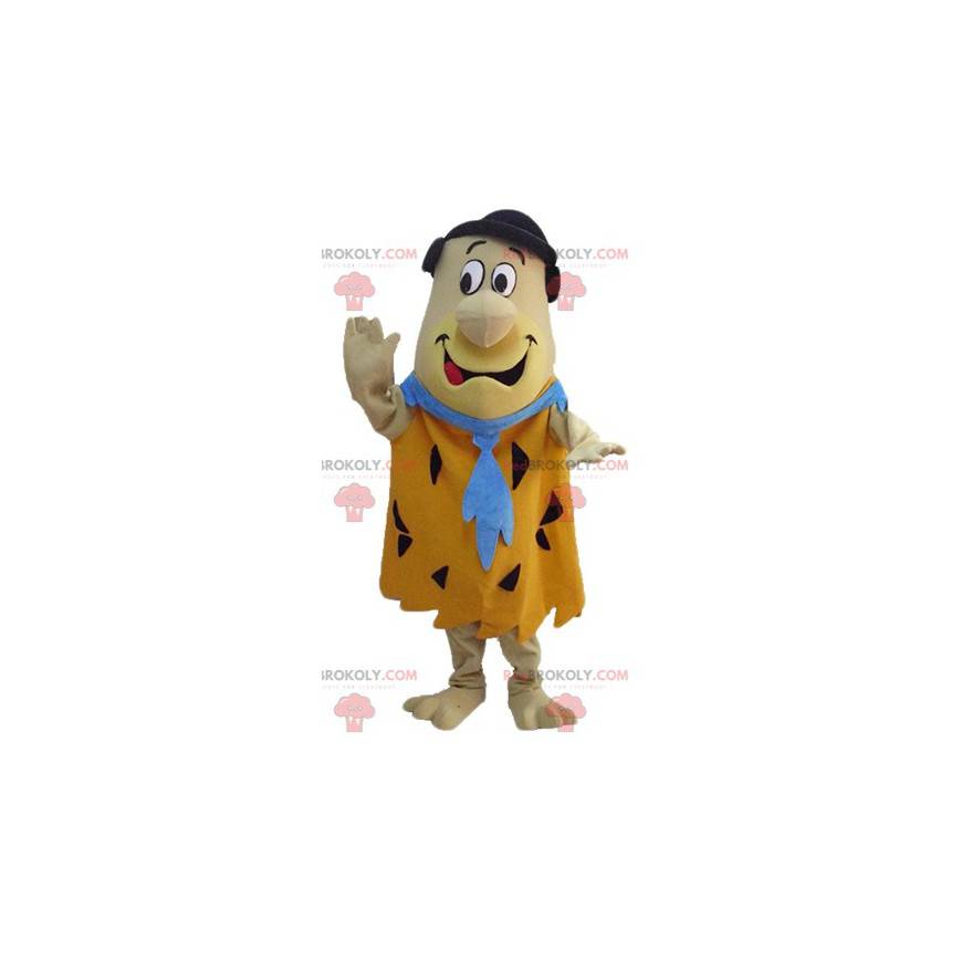 Fred Flintstones mascote famoso personagem de desenho animado -
