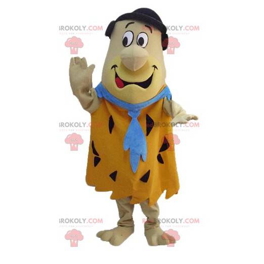 Fred Flintstones mascotte famoso personaggio dei cartoni