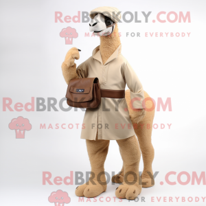 Máscara Beige Camel com...