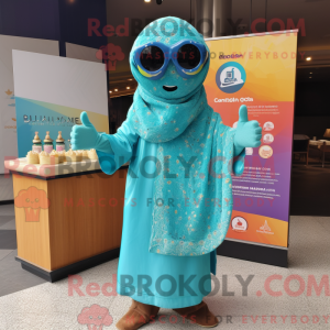 Cyan Biryani Maskottchen...