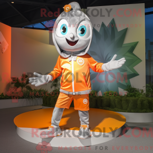 Silver Orange mascot...