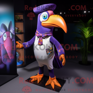 Purple Toucan mascot...