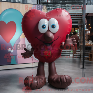 Maroon Heart Shaped...