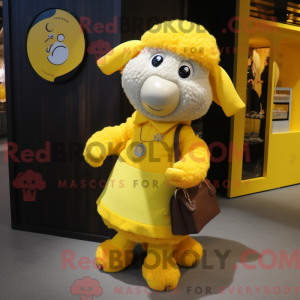 Personaggio mascotte pecora...